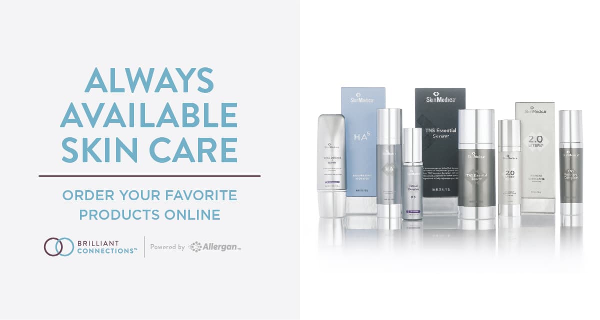 Order your favorite skin care products online