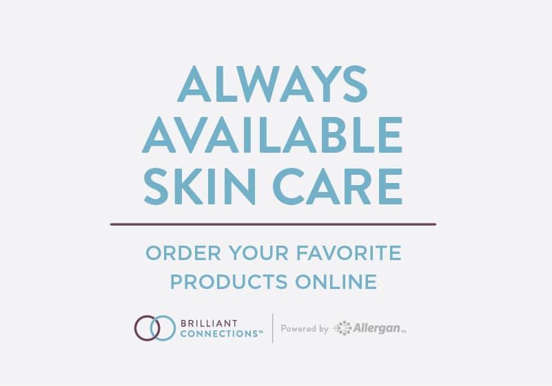 Order your favorite skin care products online